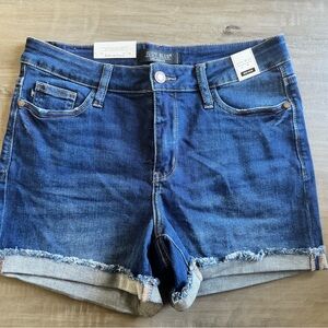 Judy Blue Women's Blue Denim Shorts, Medium - NWT